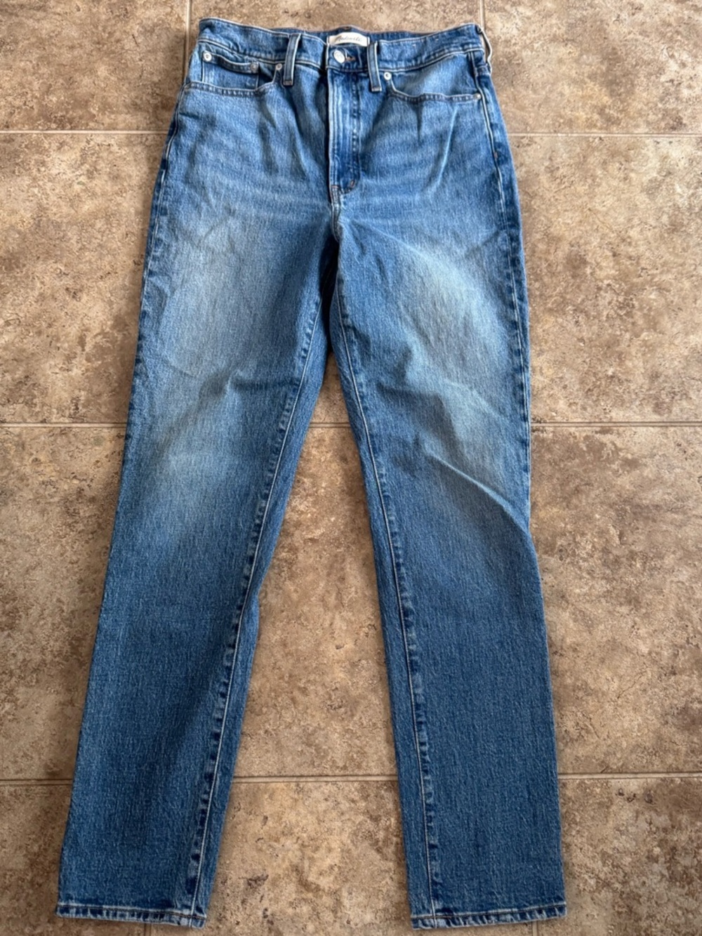 E women’s madewell the perfect vintage denim straight jeans